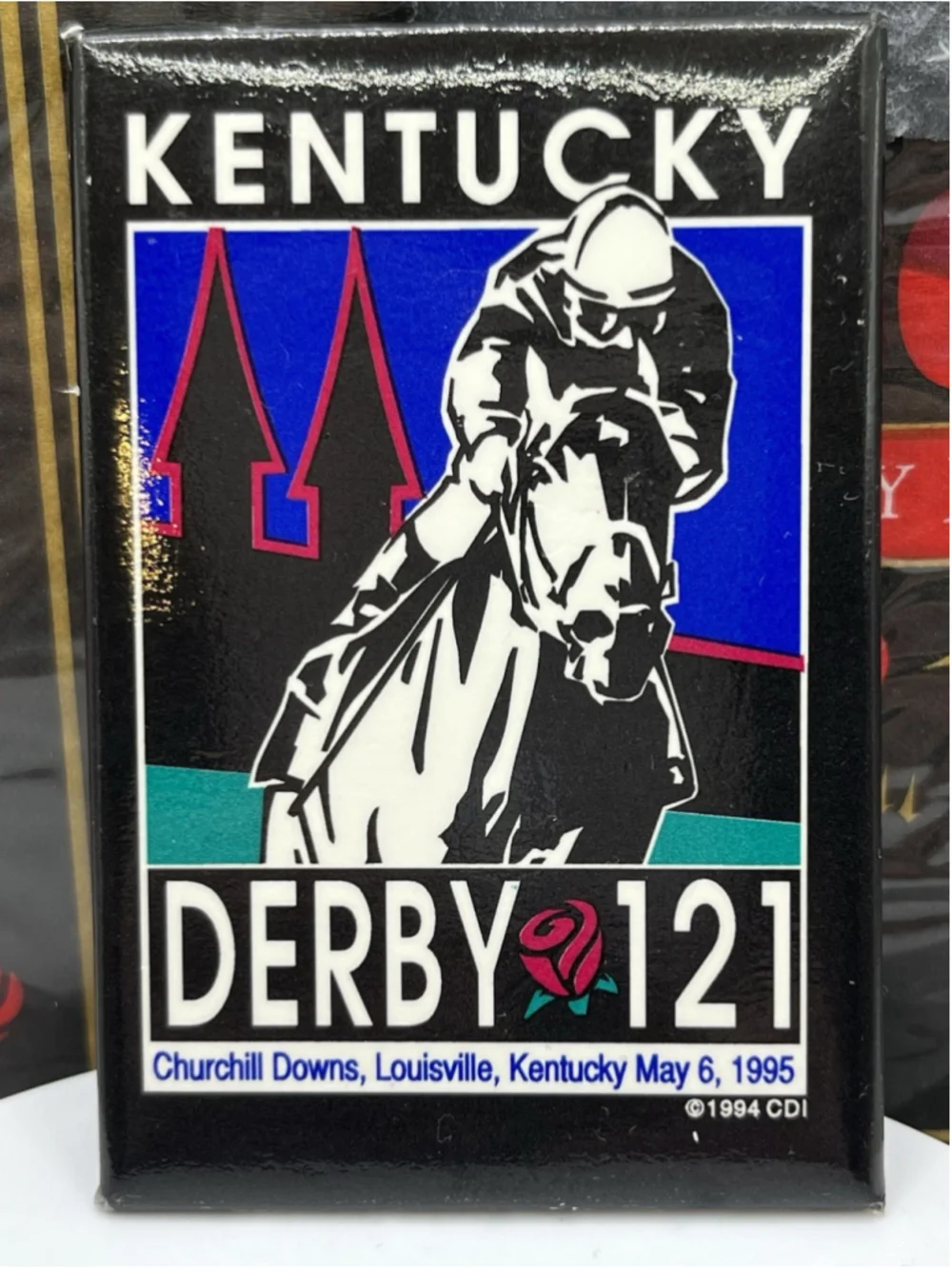 COLLECTIBLE VTG 1995 Kentucky Derby Churchill Downs Horse Race Pin &MORE SEE ALL